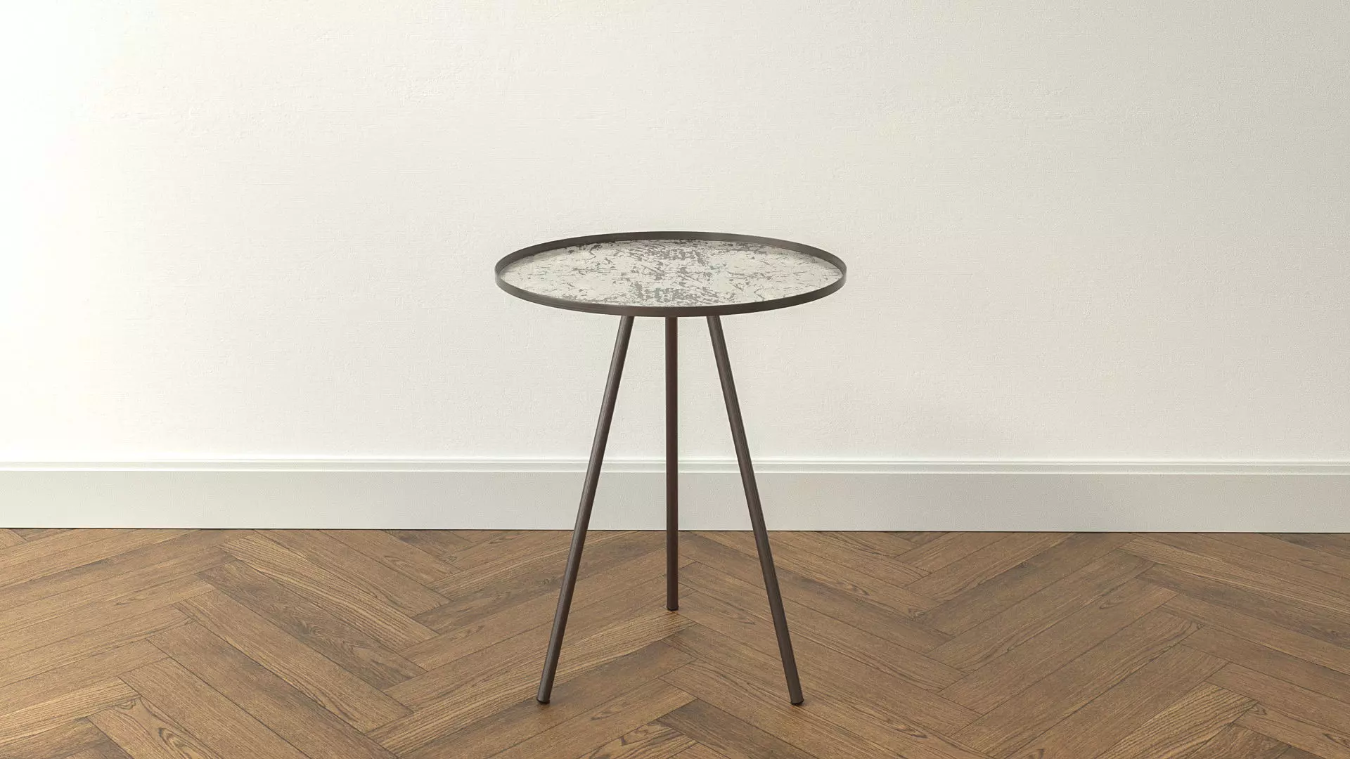 Design Side Table Vintage Antique 3D model_0