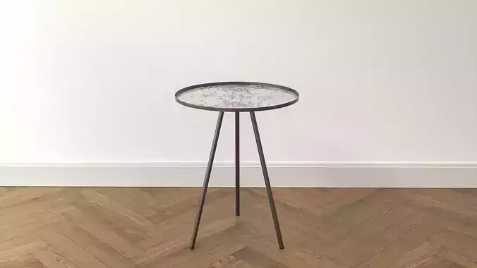 Design Side Table Vintage Antique