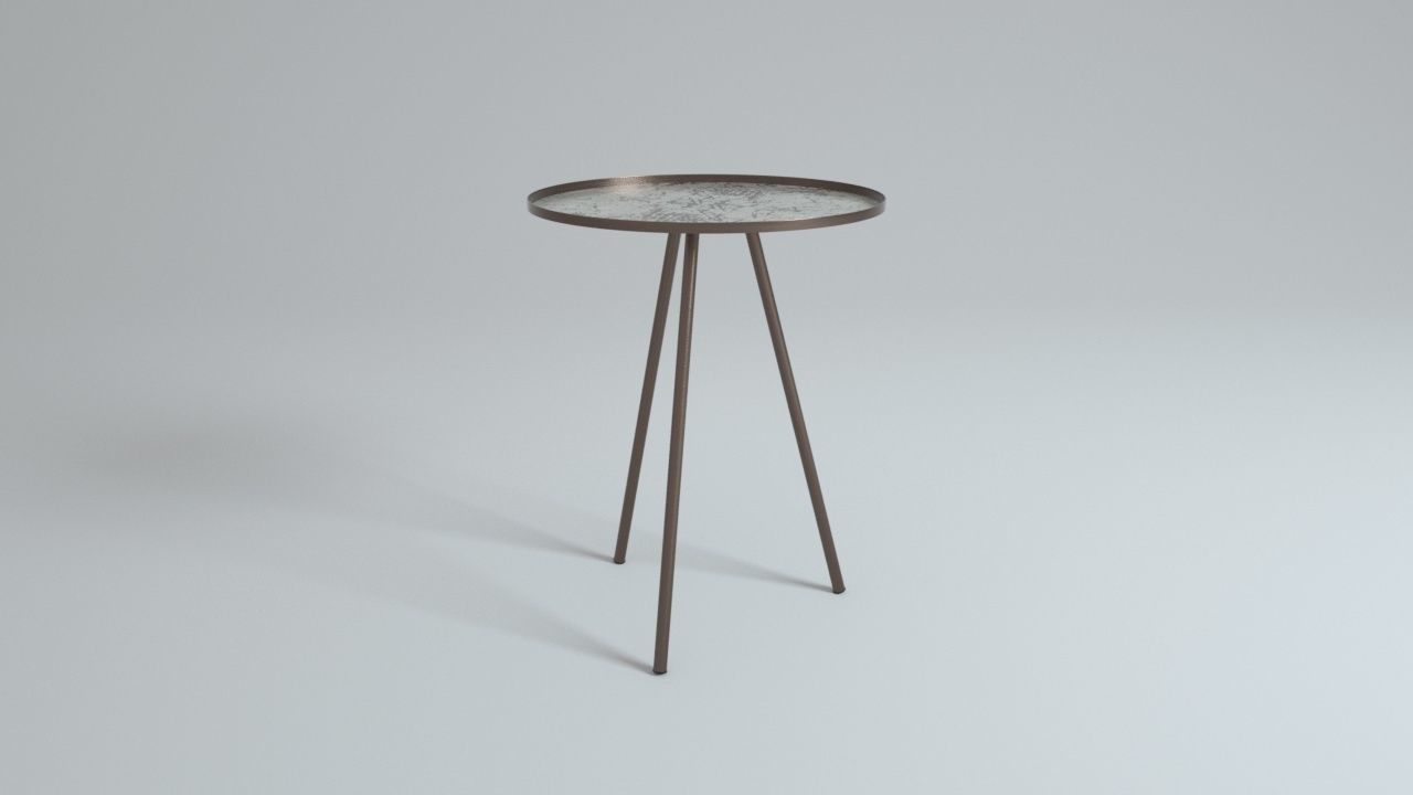 Design Side Table Vintage Antique 3D model_12