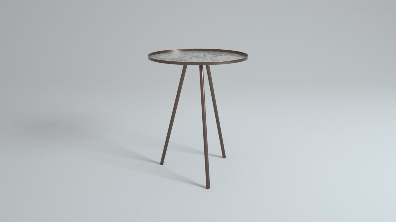 Design Side Table Vintage Antique 3D model_25