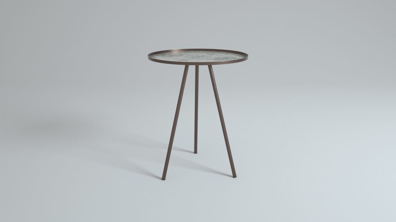 Design Side Table Vintage Antique 3D model_18