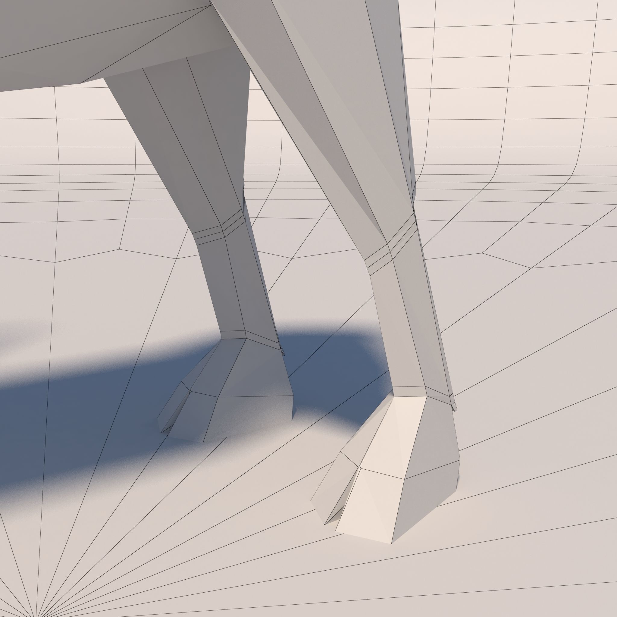 Game Ready Low-Poly Goat polygonal sheep Low-poly 3D model_12