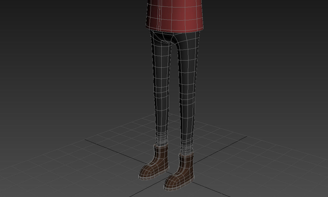 CartoonMan028 Hipster 3D model_15