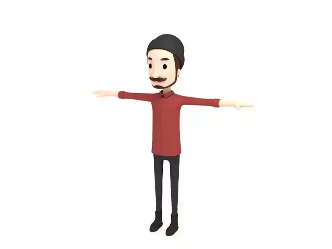 CartoonMan028 Hipster