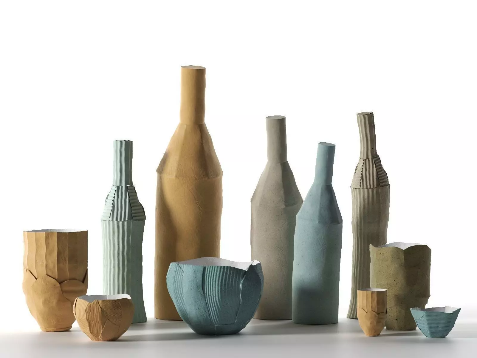 Paper Clay Objects 3D model_0