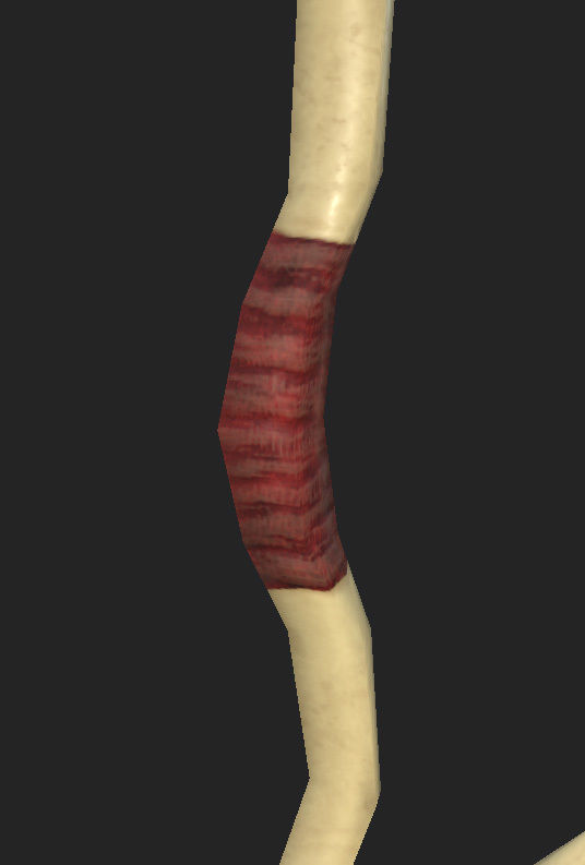 Drabone Bow Low-poly 3D model_5