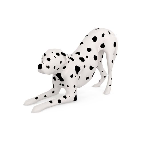 Dog 1k 1282 Low-poly 3D model