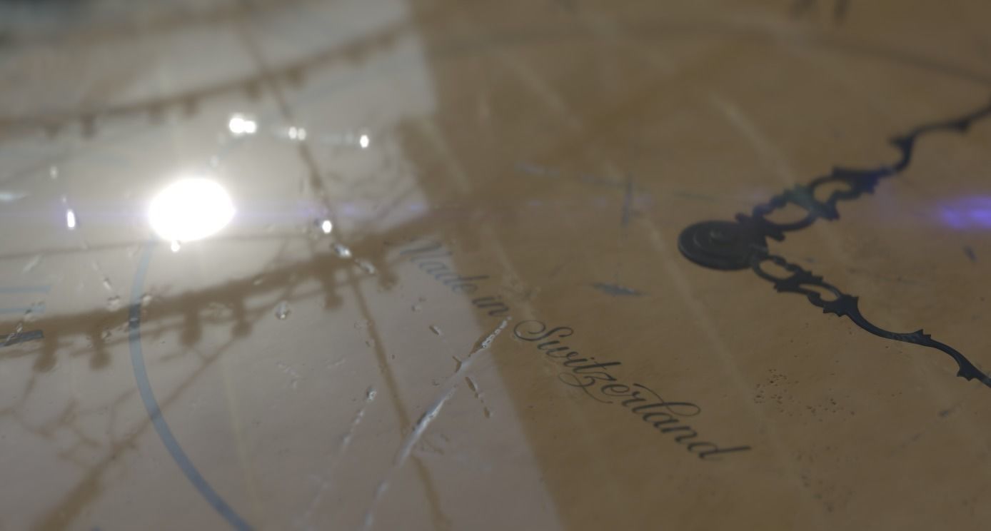 Antique Pocket Watch 3D model_2