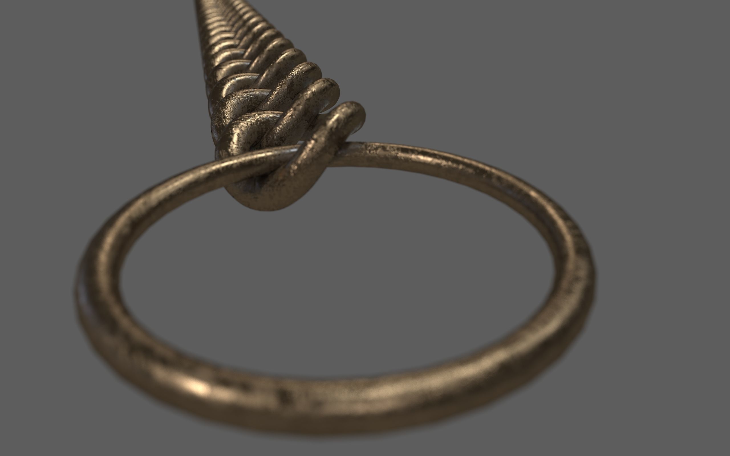 Antique Pocket Watch 3D model_3