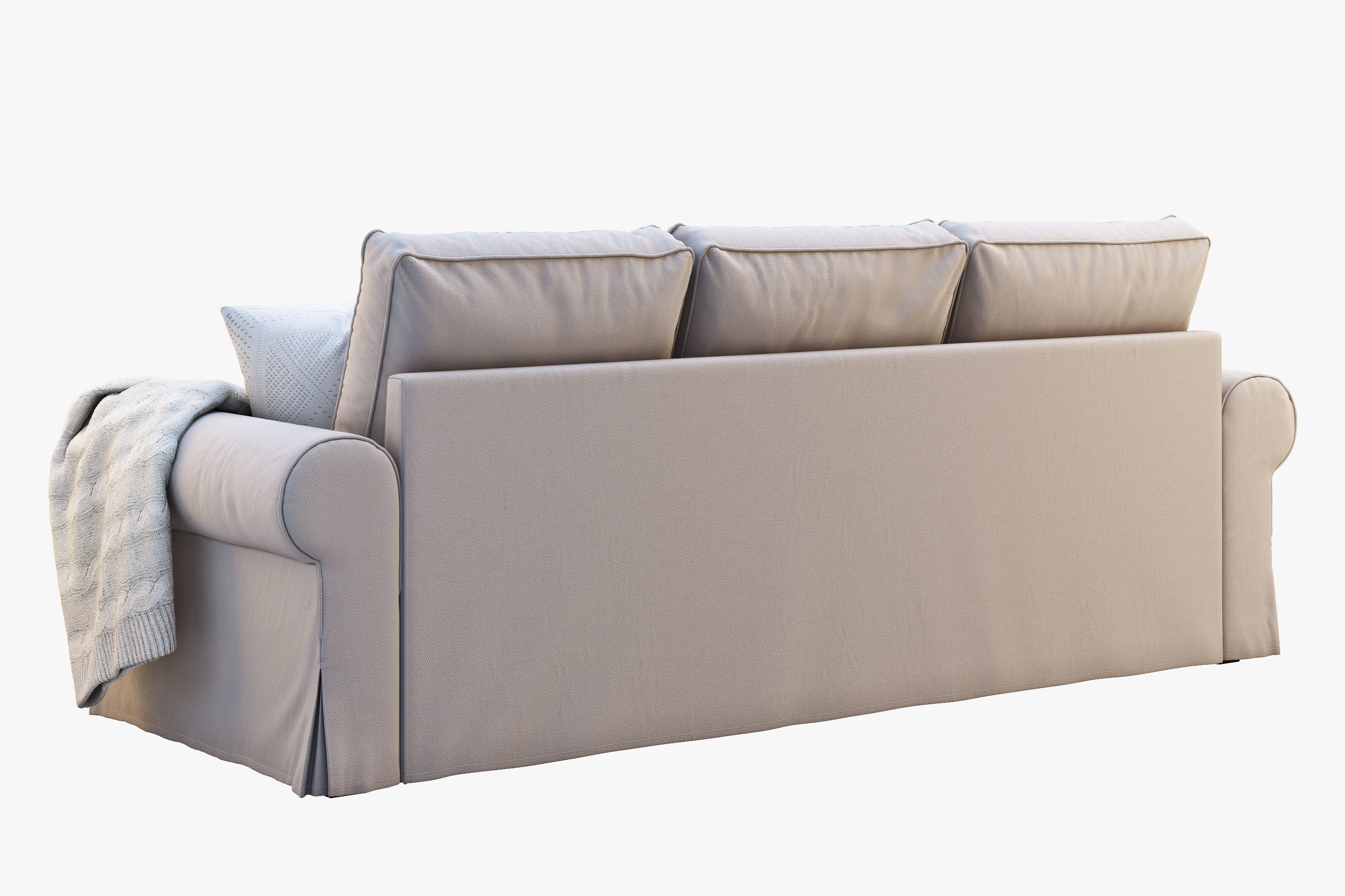 Backabro 2 sofas Ikea 3D model_17