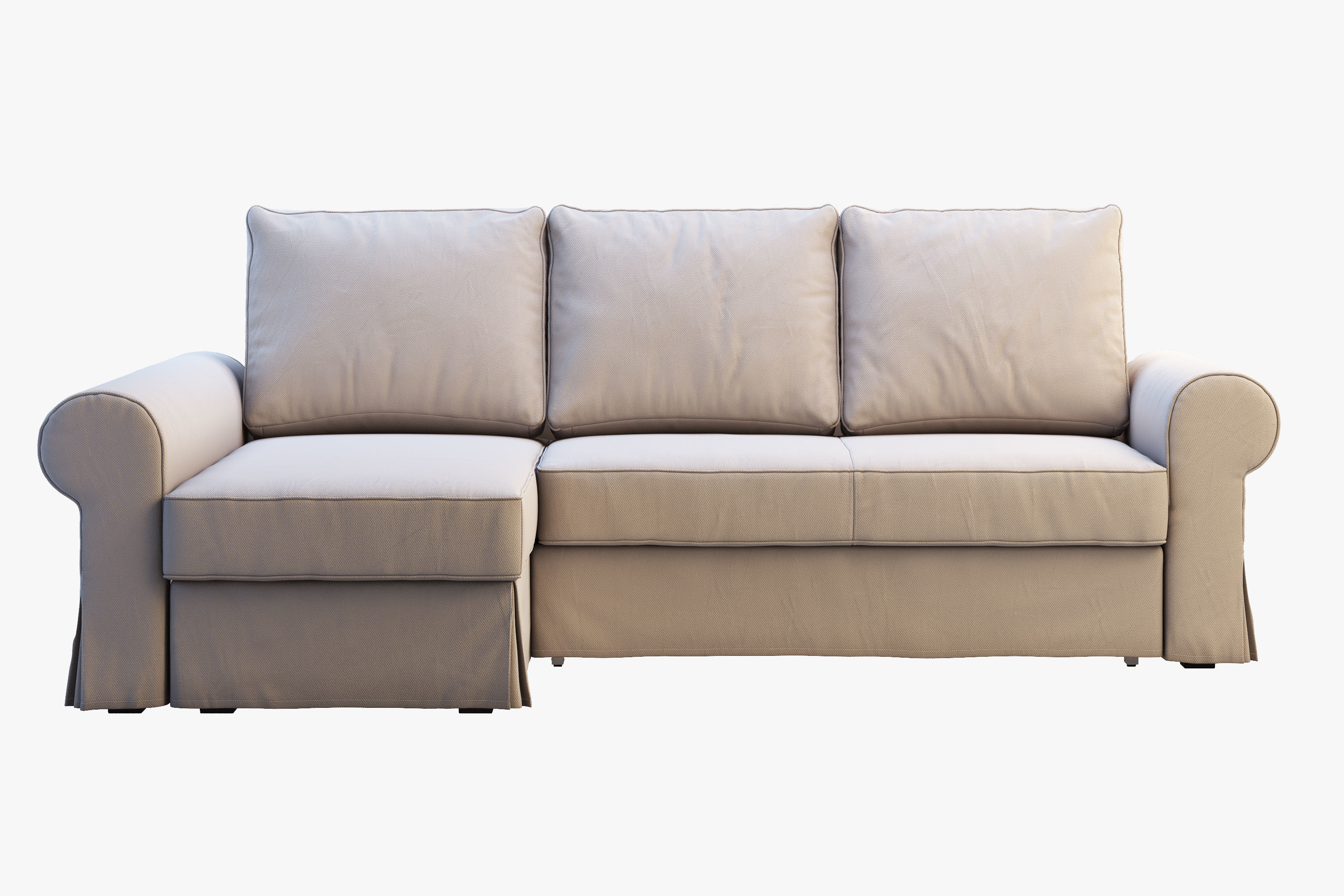 Backabro 2 sofas Ikea 3D model_11