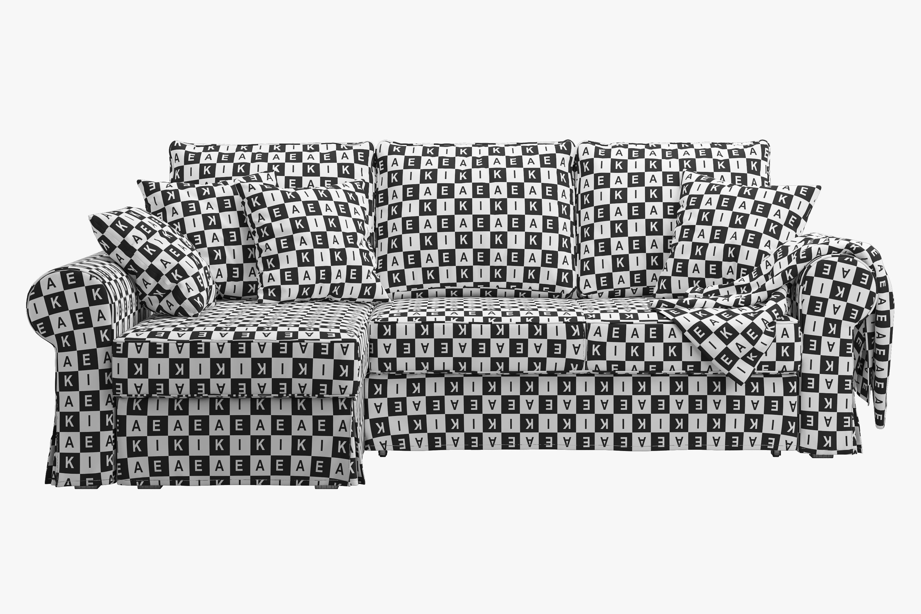 Backabro 2 sofas Ikea 3D model_19