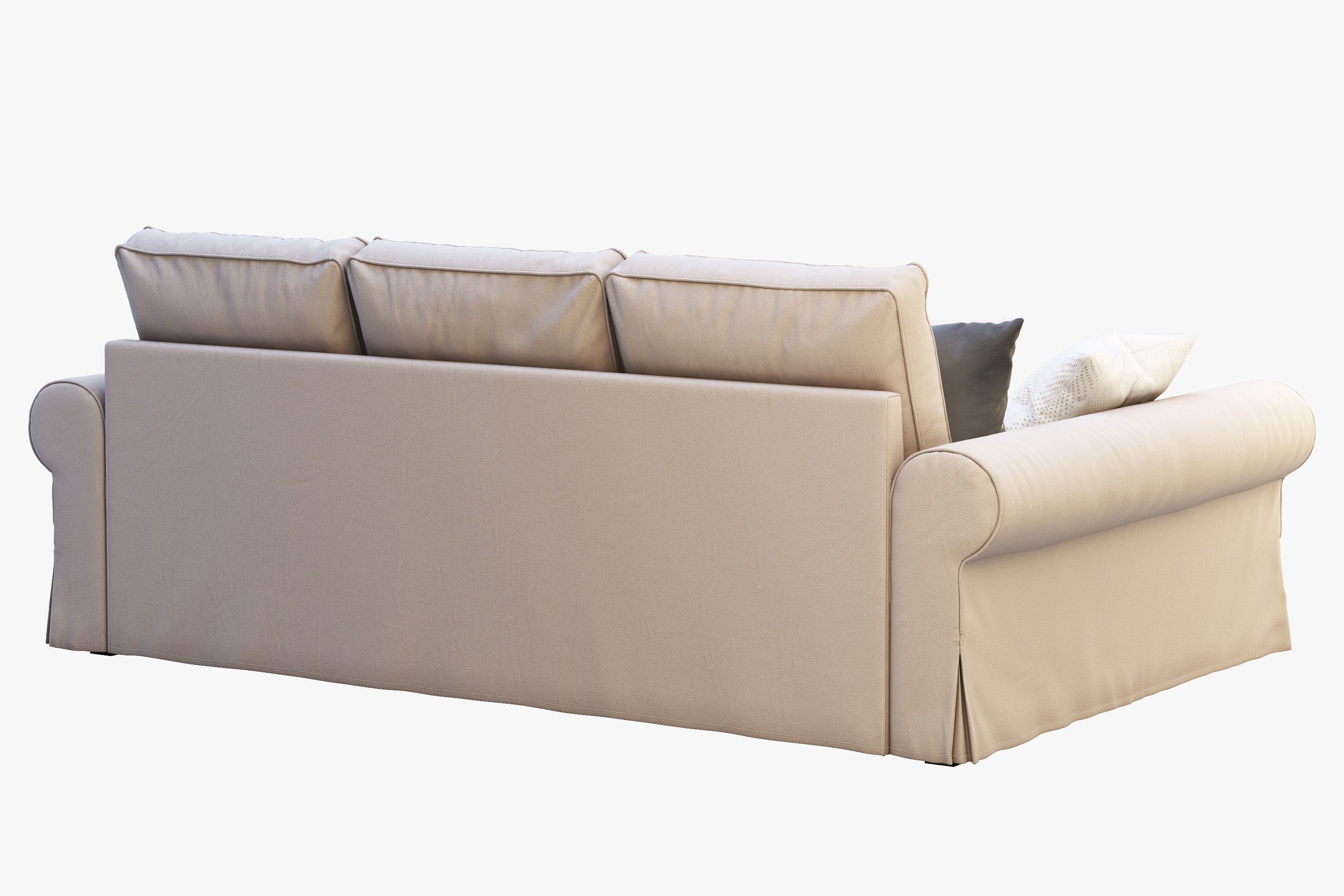 Backabro 2 sofas Ikea 3D model_16