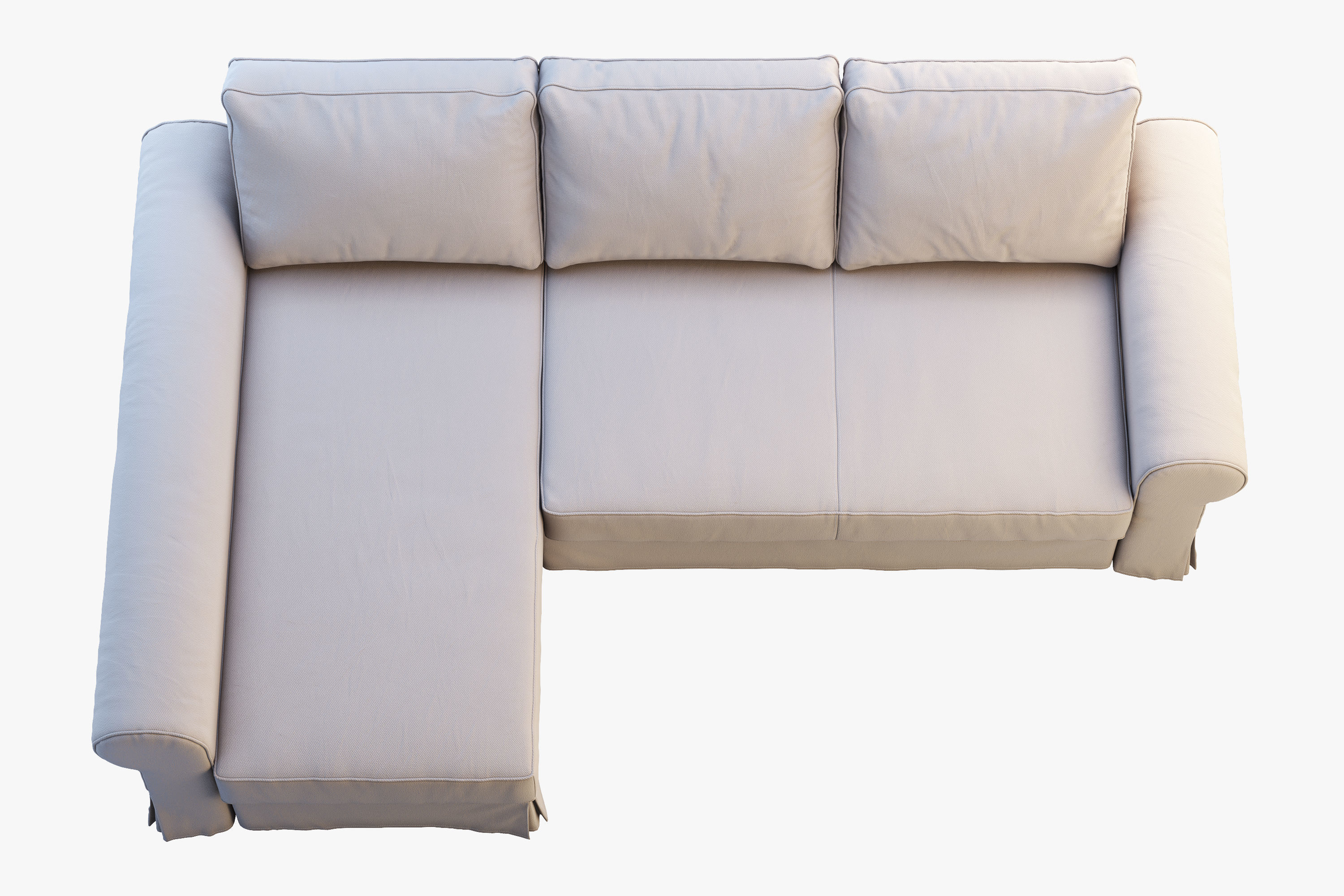 Backabro 2 sofas Ikea 3D model_15