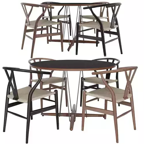 Embrace Table and Ch24 by Carl Hansen Son