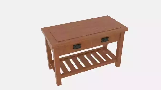 Rustic Storage Table