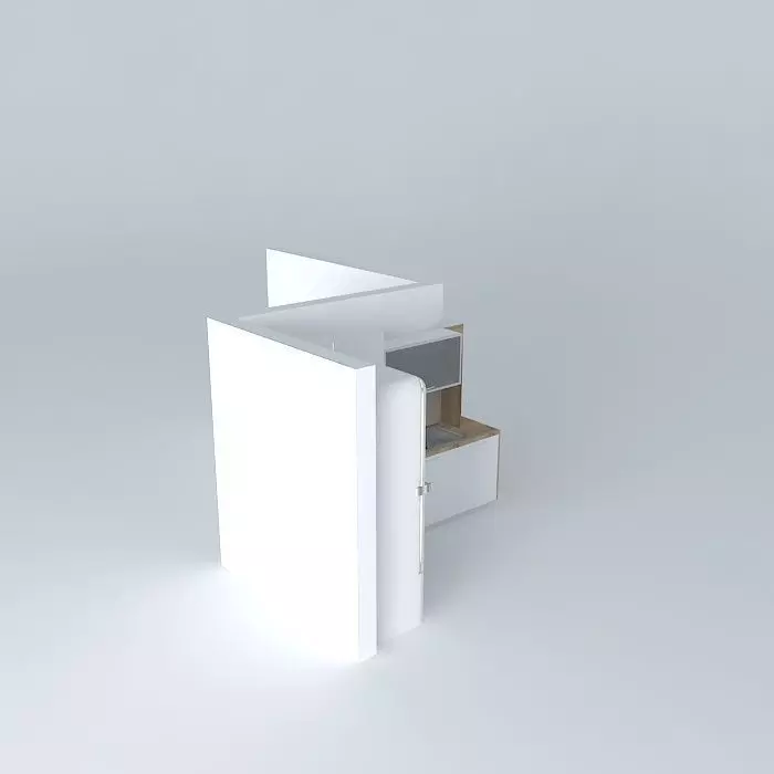 Kitchen and living room Free 3D model