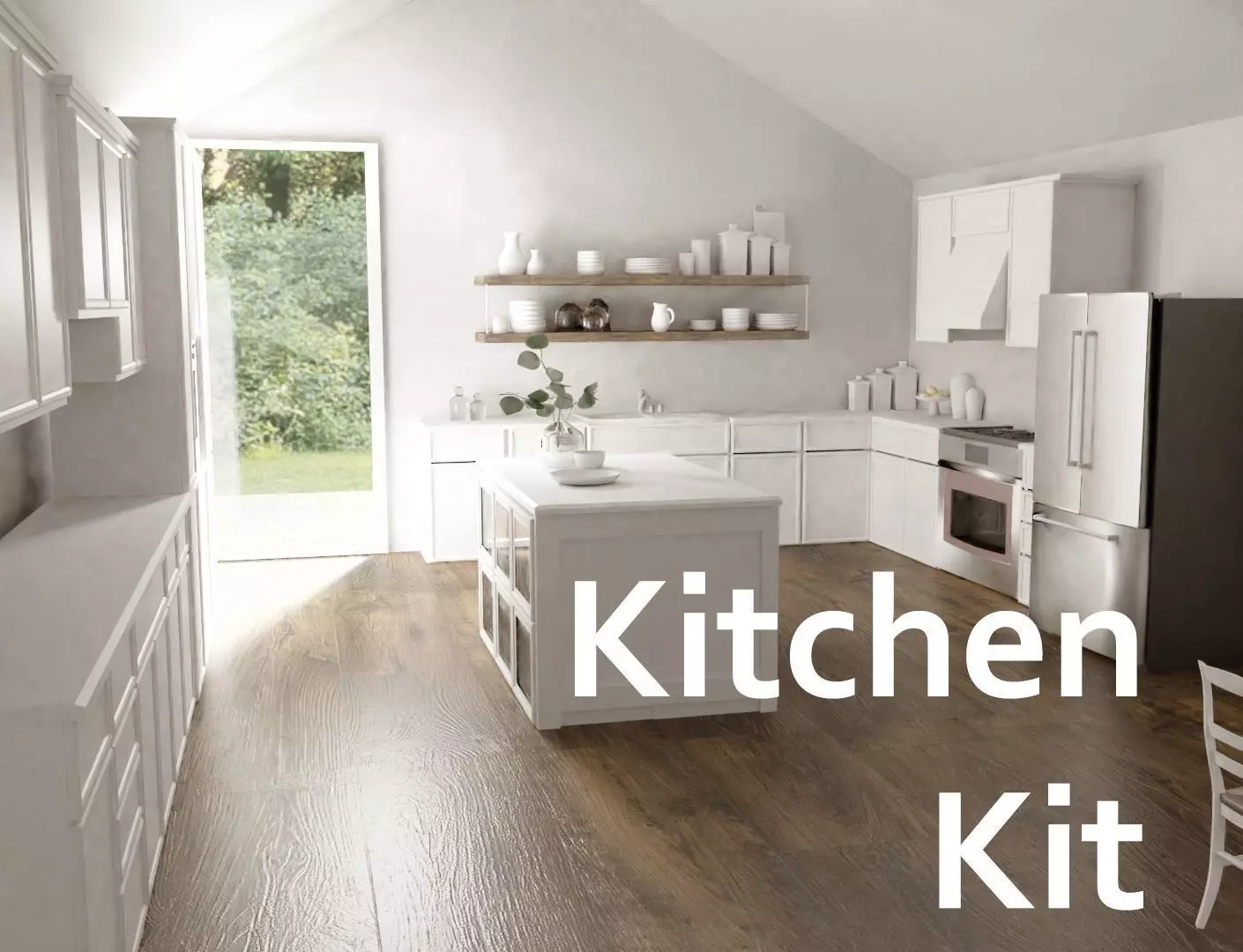 Kitchen kit 3D model_0