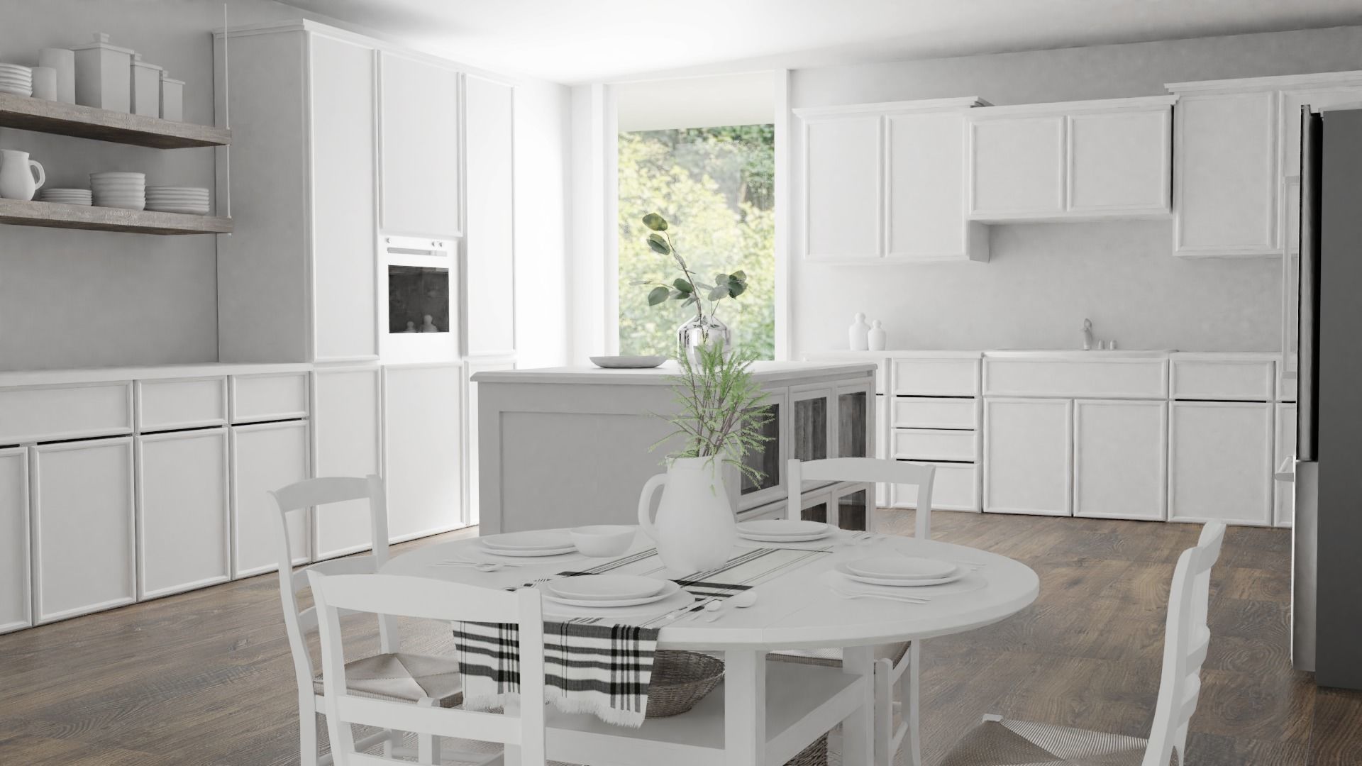 Kitchen kit 3D model_2