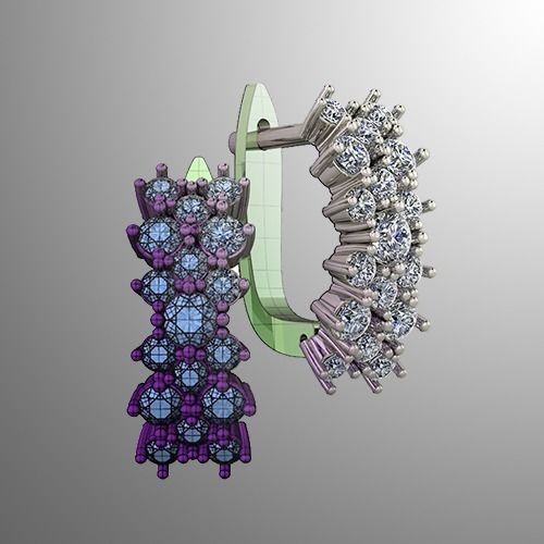 Earrings 51 3D print model_1