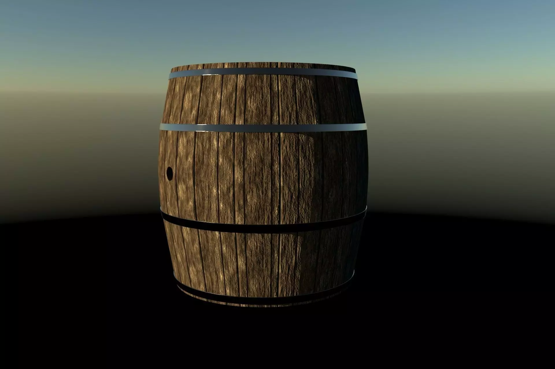 hogshead aka barrel 3D model_0