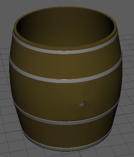 hogshead aka barrel 3D model_4
