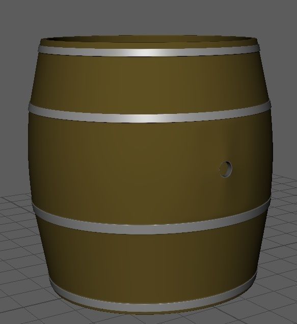 hogshead aka barrel 3D model_3