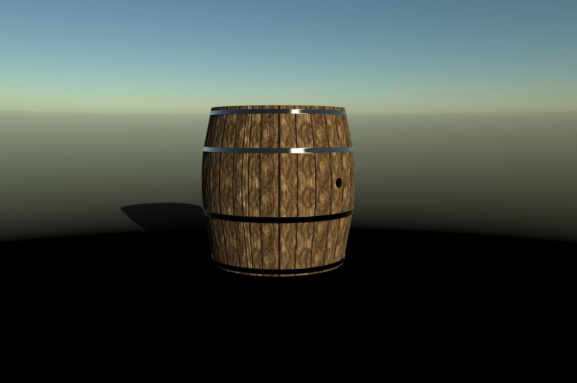 hogshead aka barrel 3D model_6