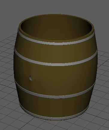 hogshead aka barrel 3D model_5