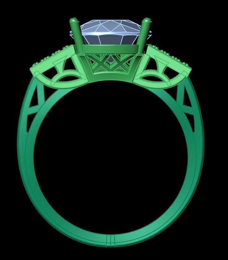 Ring 52 3D print model_4