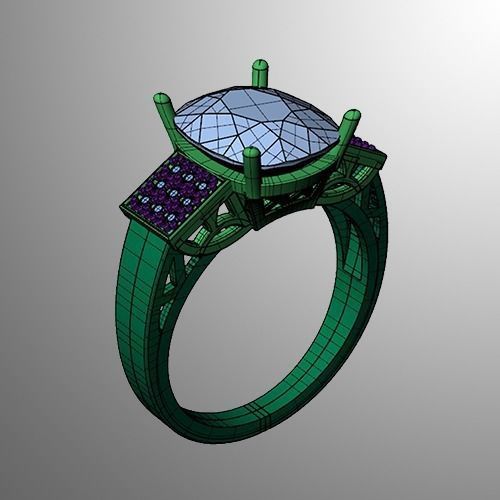 Ring 52 3D print model_2