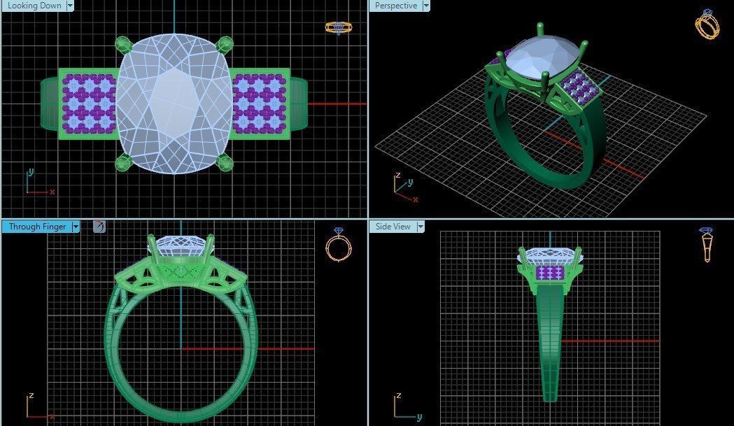 Ring 52 3D print model_3
