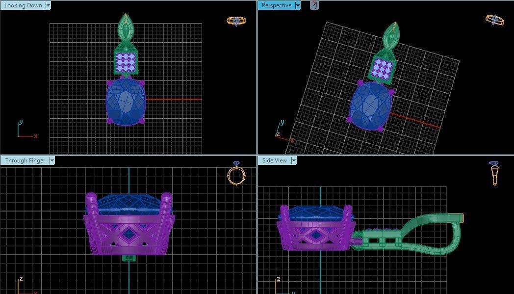 Pendant 52 3D print model_3