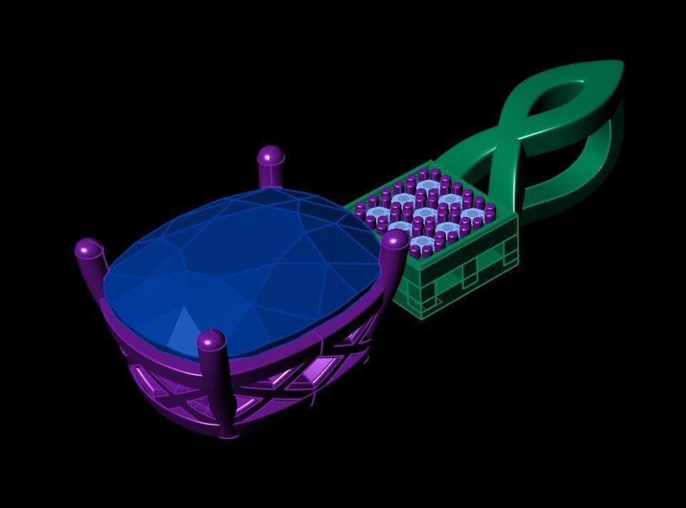 Pendant 52 3D print model_5