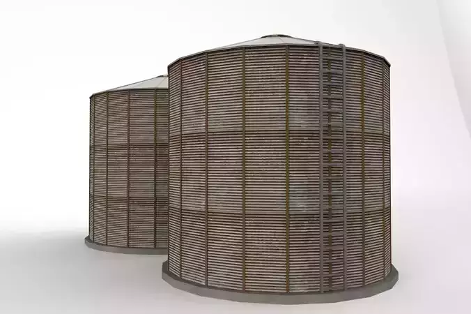 silo  silage 3D model