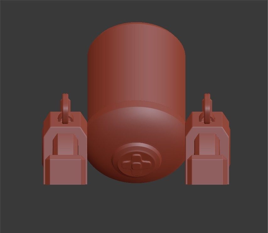 Model mortars from the game Clash Royale 3D print model_2