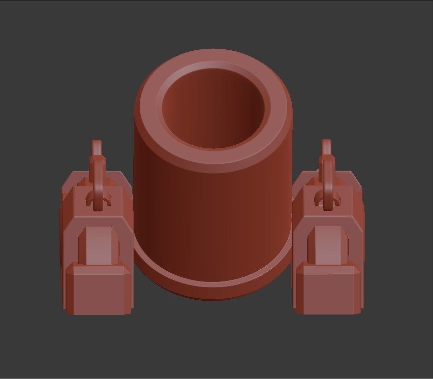 Model mortars from the game Clash Royale 3D print model_1