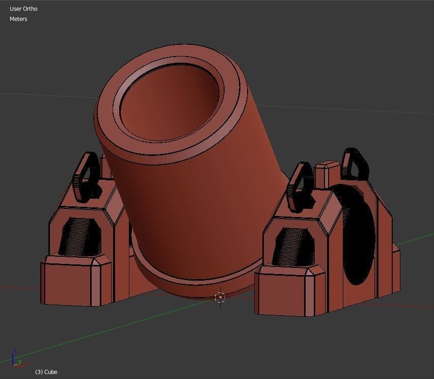 Model mortars from the game Clash Royale 3D print model_4