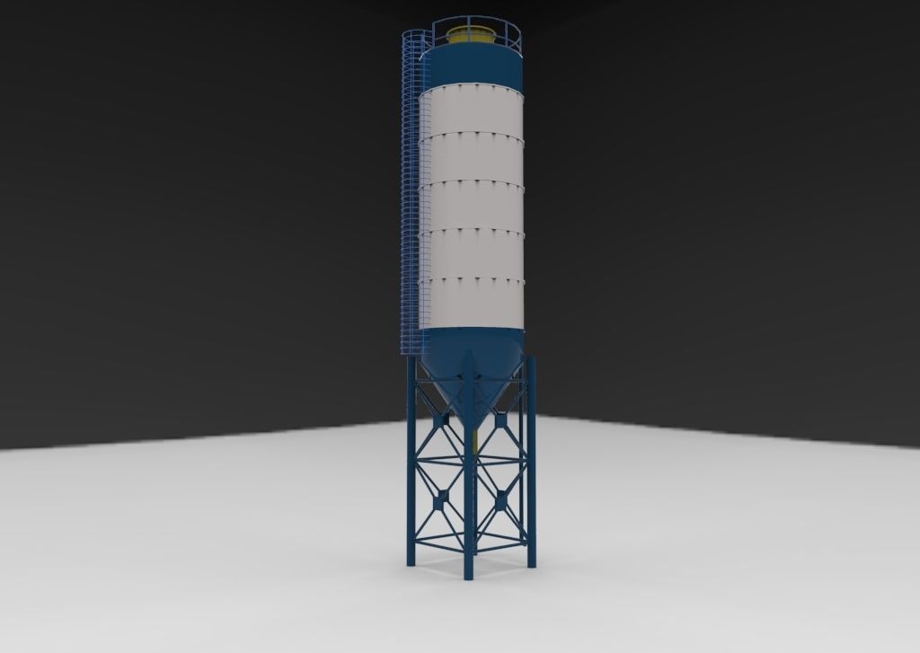 silo silage 3D model_4