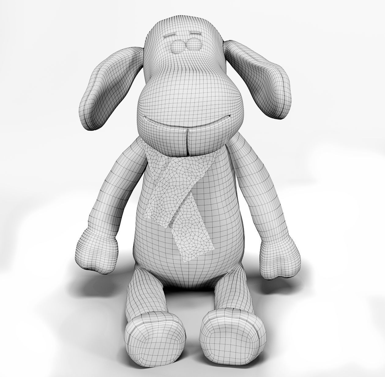Toy Sheep 3D model_2