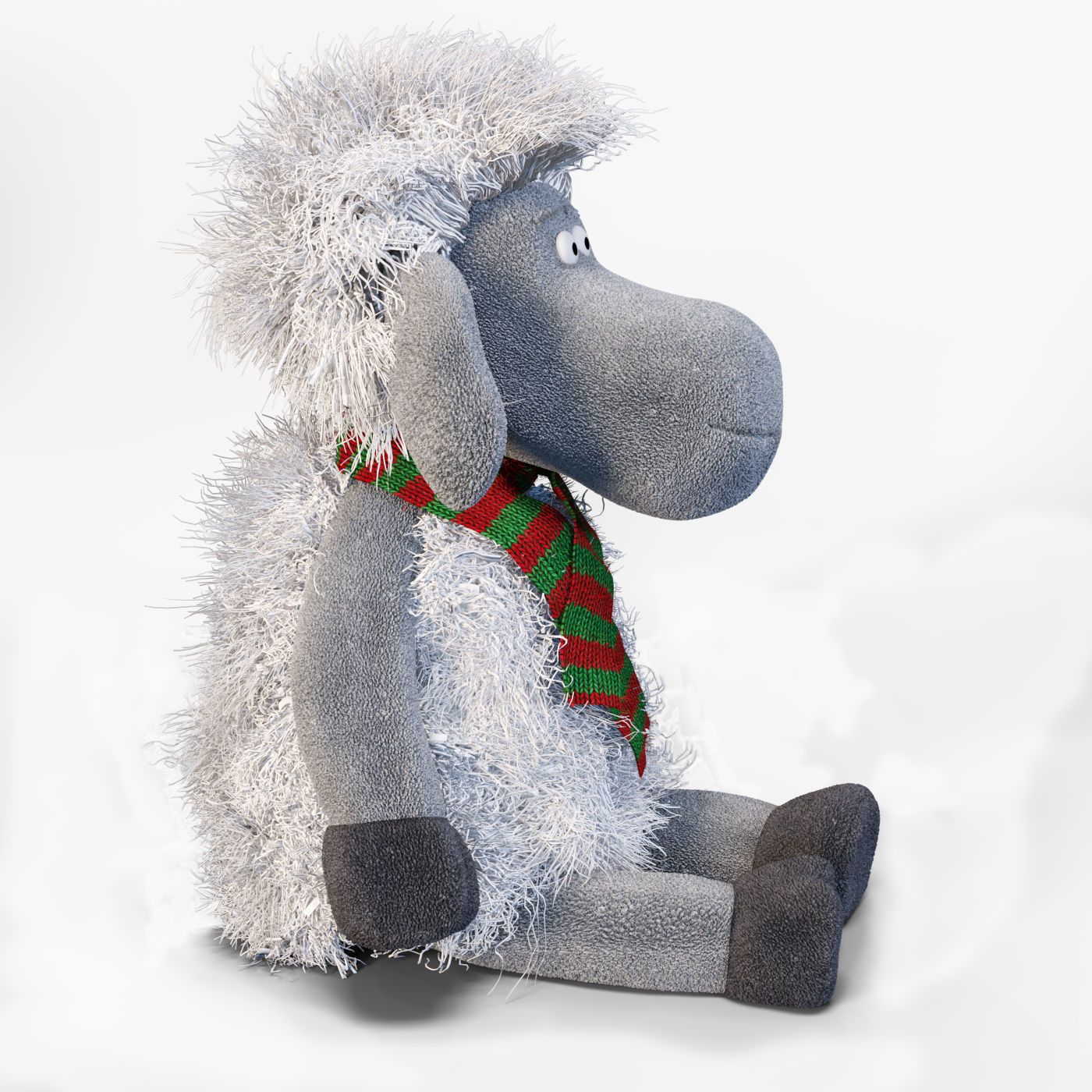 Toy Sheep 3D model_1