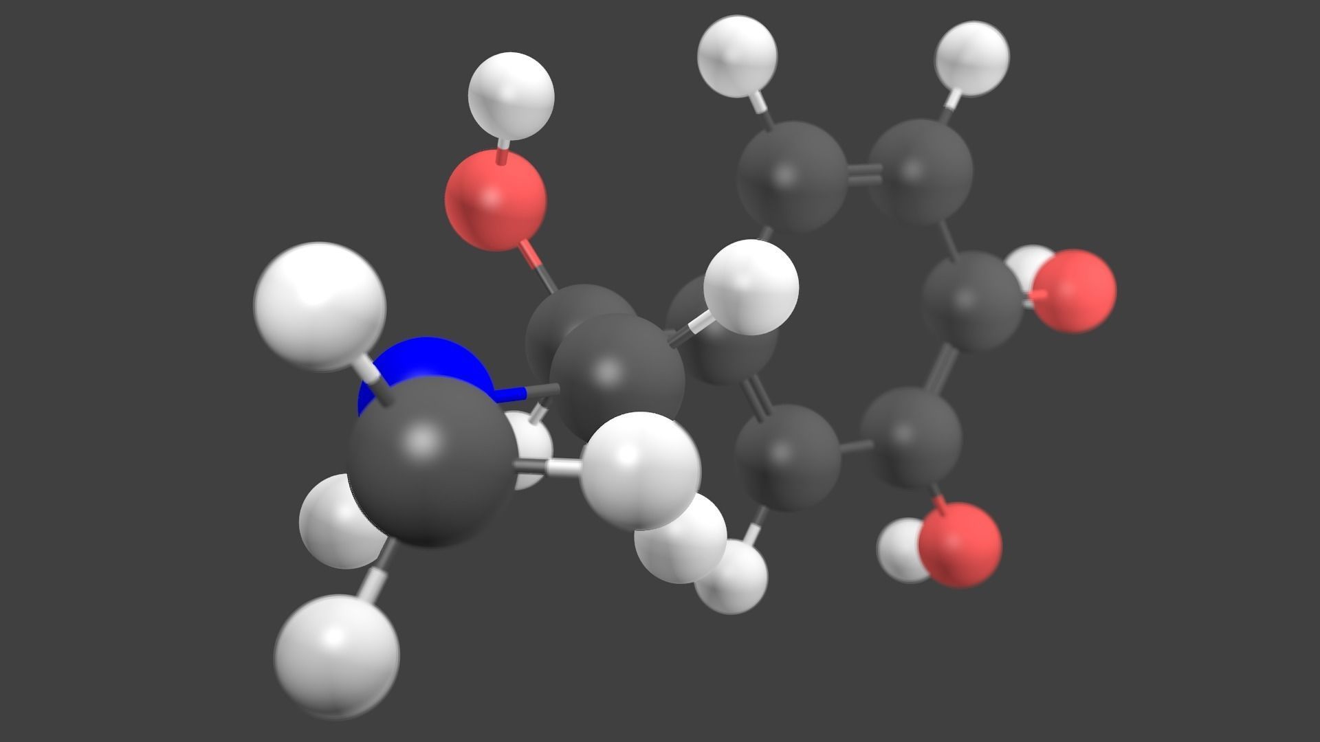 Adrenalin Molecule - Model 3D model_3