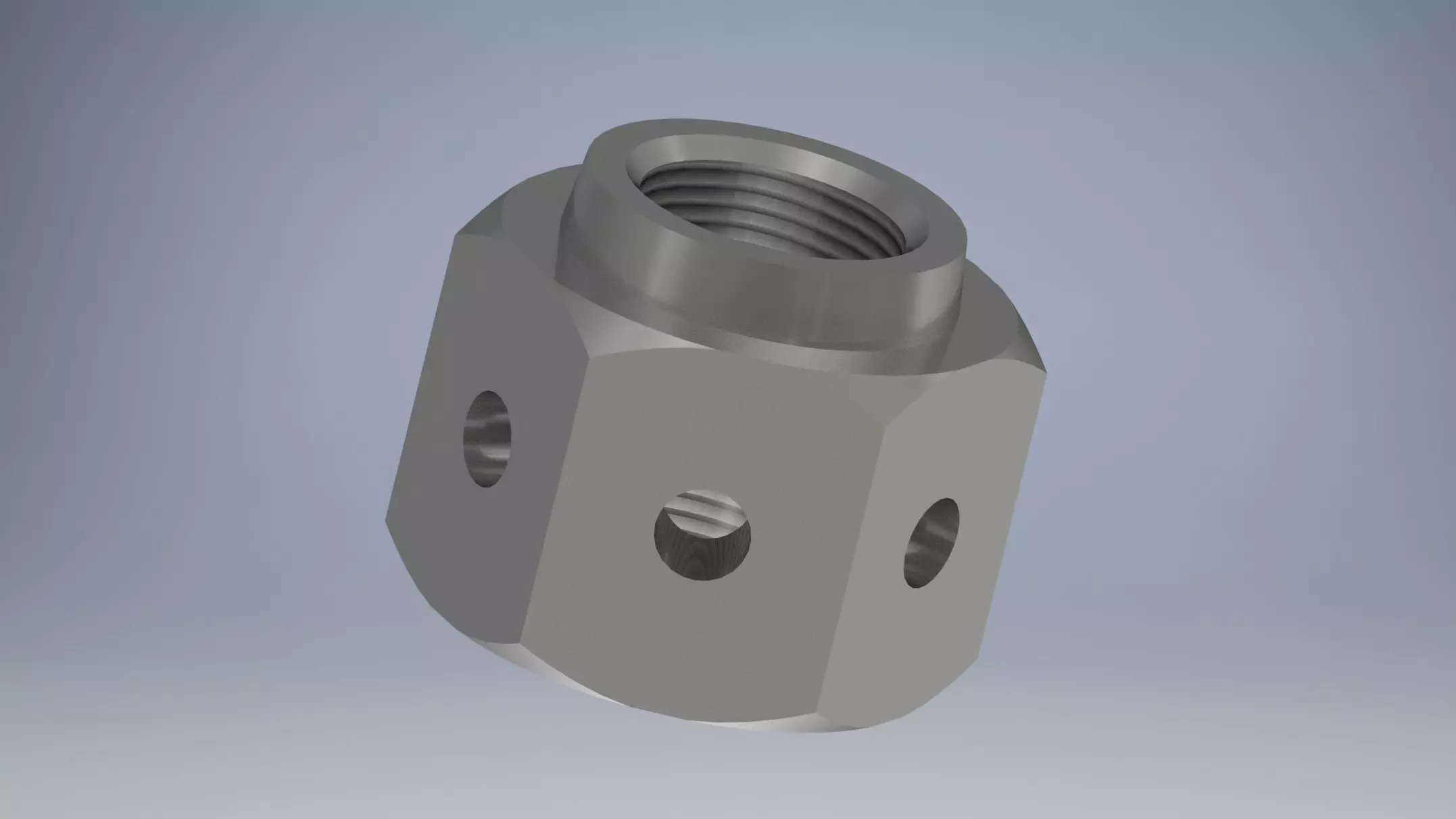 Nut M14x1-6H 3D model_0