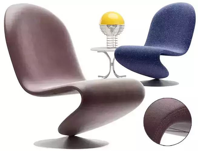 Verpan system 123 lounge chair standard