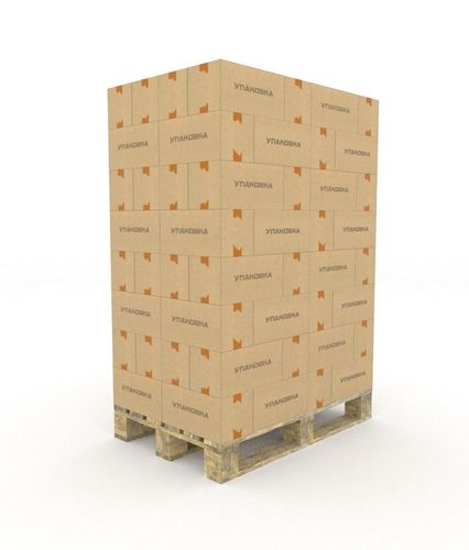 Packed Pallet 3D model