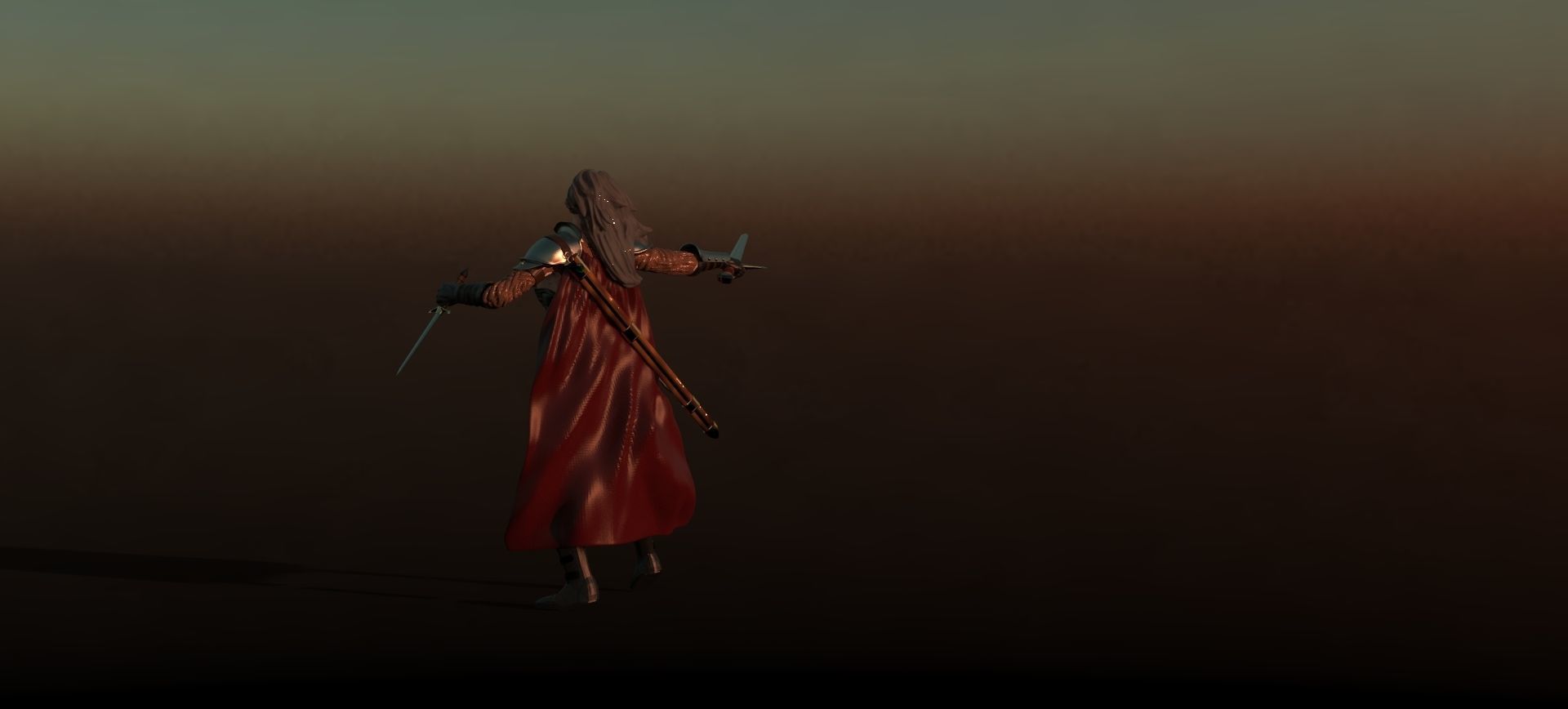 Demon Huntress 3D print model_1