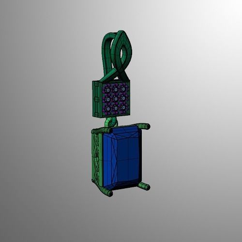 Pendant 54 3D print model_2