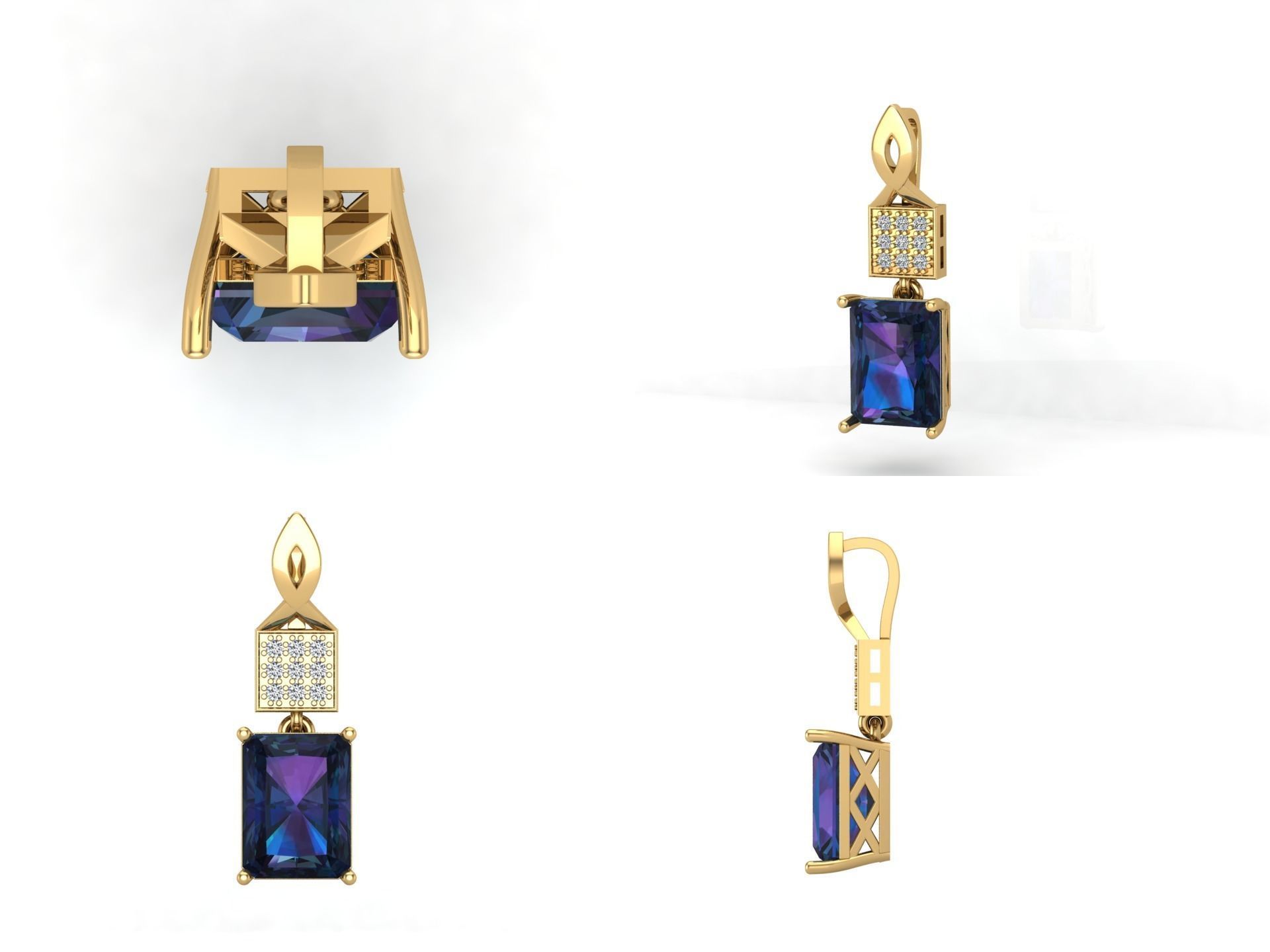 Pendant 54 3D print model_4