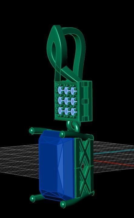 Pendant 54 3D print model_8