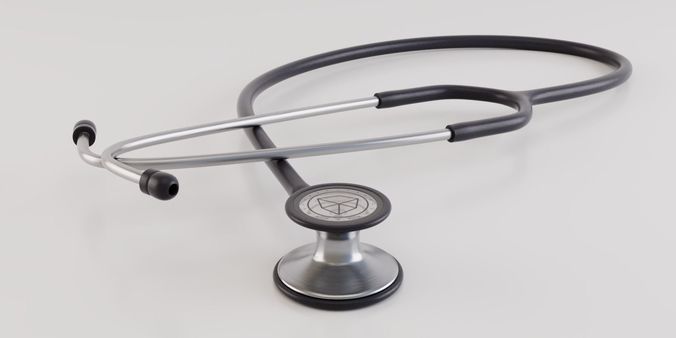 Stethoscope 3D model
